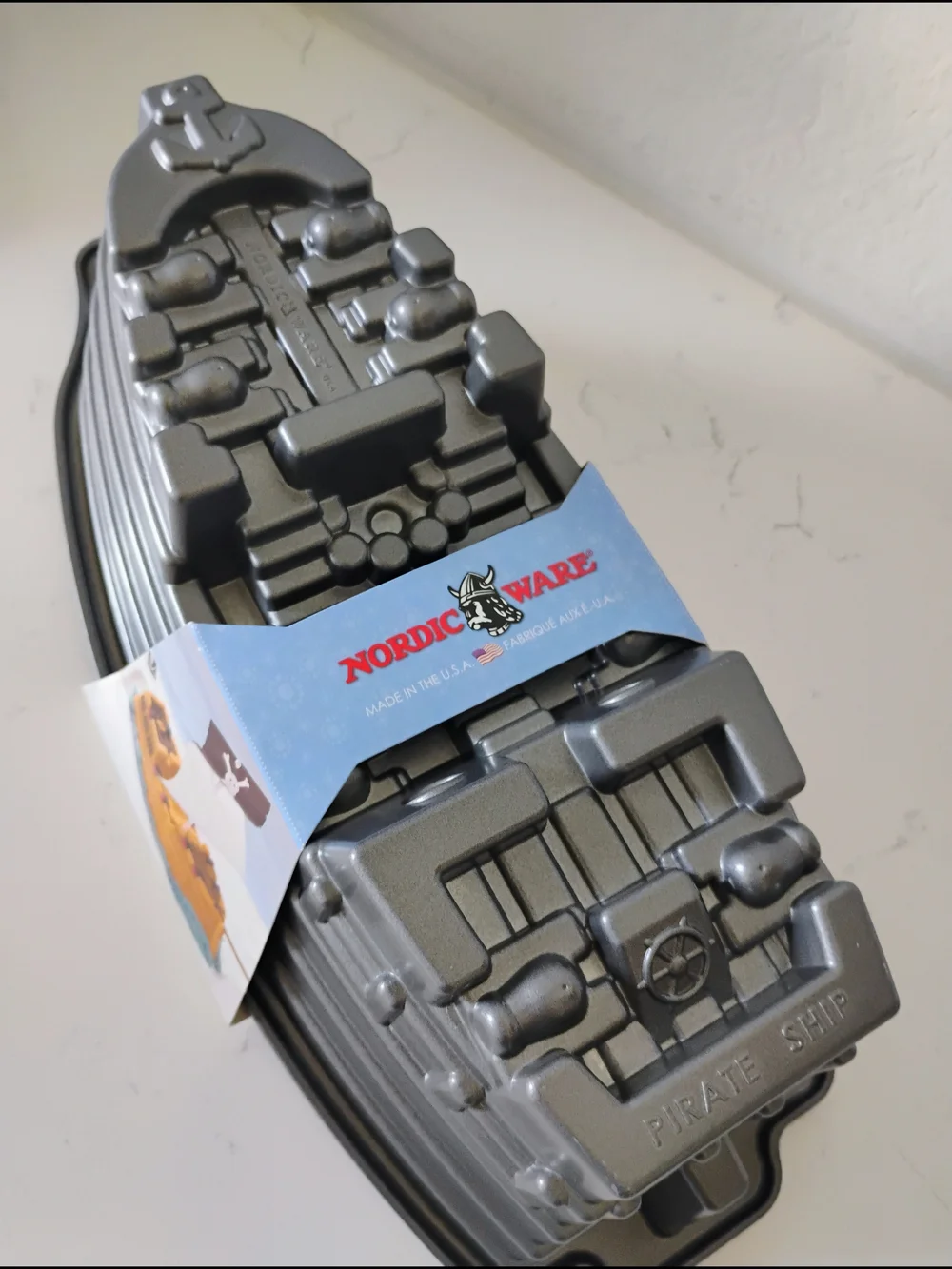 Nordic Ware Pirate Ship Cake Pan NEW Boat Mold NWT 10 Cup